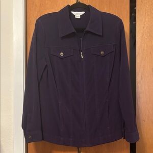 Allison Daley Women's Purple Utility Jacket